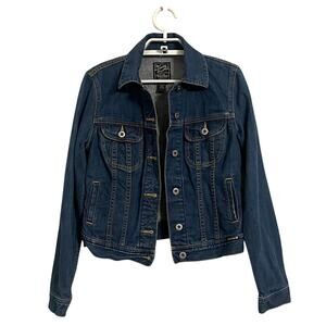 Lucky Brand Dark Wash Denim Jean Jacket